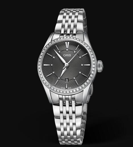 Review Oris Artelier Date Diamonds 28mm Replica Watch 01 561 7722 4953-07 8 14 79